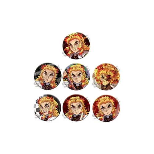 MOVIC Кеджуро Ренгоку Demon Slayer Kimetsu No Yaiba Значок персонажа мерч по IP