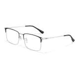 Черно‑серебряная оправа