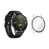 GT4 Коллекция 46 мм часы Корпус + 22 мм Черный Силиконовый ремешок