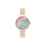 Цвет: перламутровый циферблат часов