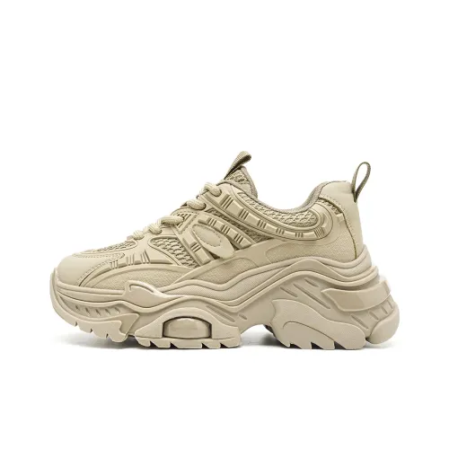 C°BANNER Низкий топ массивные кроссовки женские хаки