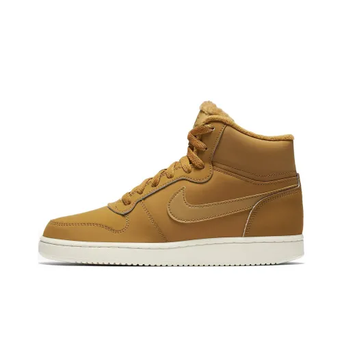 Nike EBERNON MID SE High Топ Скейтборд Кроссовки Женские Коричневый