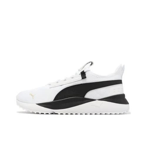 PUMA Pacer Future Износостойкие Дышащие Низкие Беговые кроссовки Мужские Черно-белые