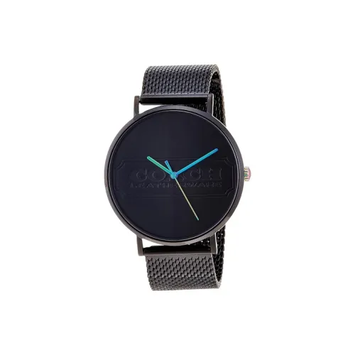 COACH Charles Наручные часы Кварцевый механизм Нержавеющая сталь Ремешок 41 мм Черный циферблат Мужские часы