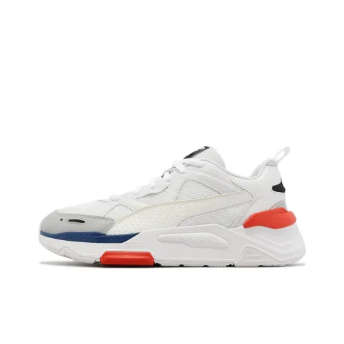 PUMA RS Simul8 Reality Аbrasion Resistant Shock Absorbers Низкий Топ Повседневная обувь Мужская Белый Красный Синий