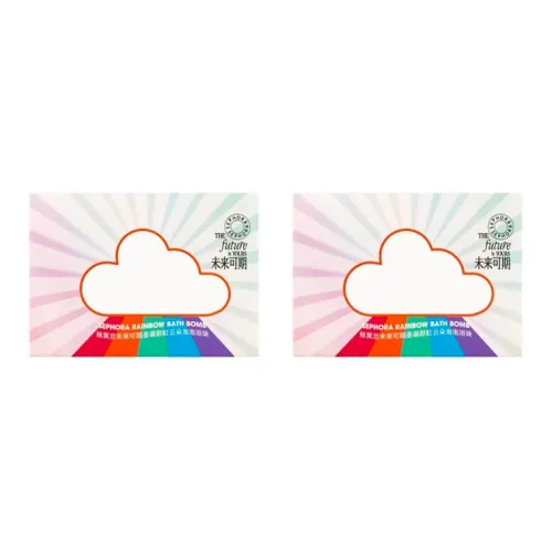 Sephora Рождество Радужный Облако Пузырьки Бомбочки для ванны 50г*2