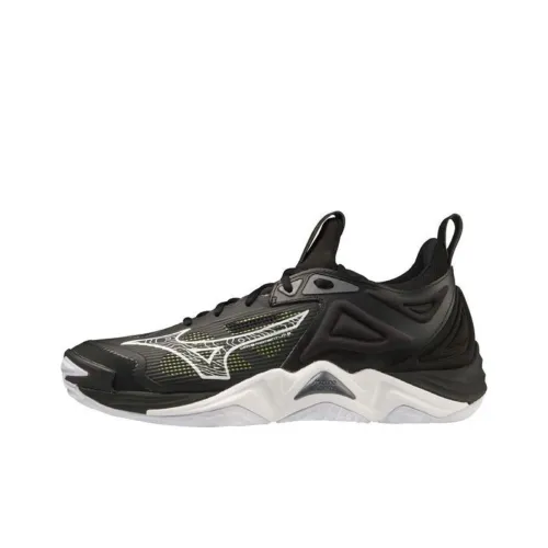 Mizuno Wave Momentum 3 Амортизирующие кроссовки Slip-resistant низкий топ для тренировок мужские черные
