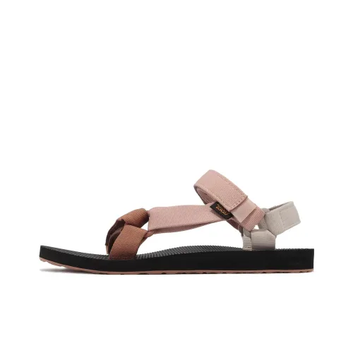 Teva Original Universal Пляжные сандалии Женские Коричнево-розовый