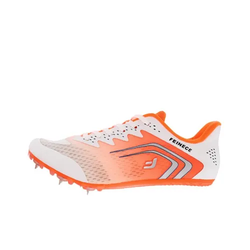 FEINECE Беговые кроссовки Low Top Оранжевый Красный Унисекс