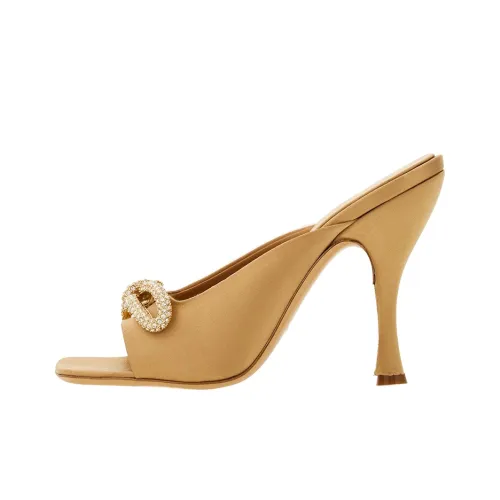 Ferragamo Слипоны 10,5 см Женские Светло-Верблюжий