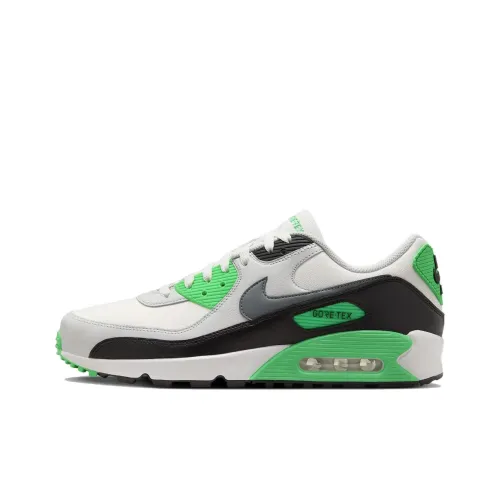 Nike Air Max 90 GORE TEX Low Топ Повседневная обувь Мужская Серый Зеленый Черный