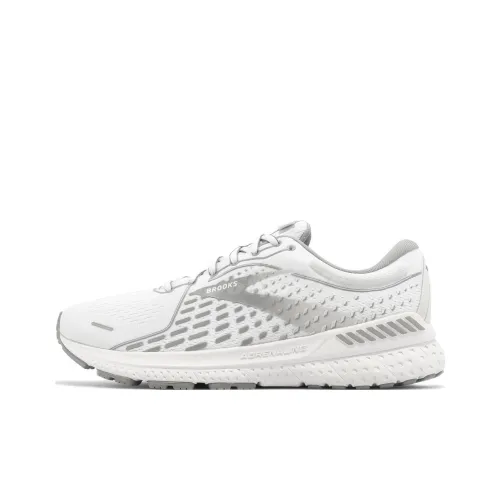 Brooks Adrenaline GTS Амортизация Износостойкие Низкие Кроссовки для Бега Мужские Белые