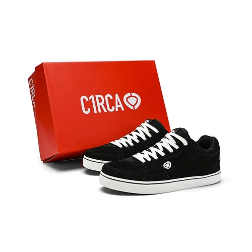 C1RCA Ská Покрытие Устойчивое к истиранию Легкий Дышащий Противоскользящий Низкий Топ Скейтборд Кроссовки Мужские Черные