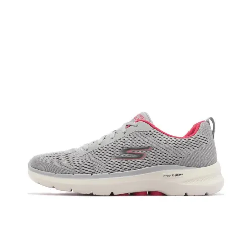 Skechers Go Walk 6 Avalo 2,0 Low Топ Повседневная обувь Мужская Серый