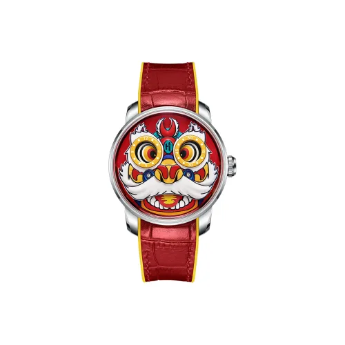 LUCKY HARVEY Автоматический механический механизм Мужские часы 43mm*43mm*15mm Красный