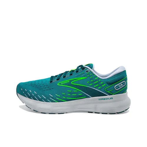 Brooks Glycerin 20 Износостойкий и Легкий Низкий Топ Беговые кроссовки Мужские Зеленые