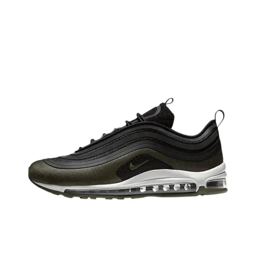 Nike Air Max 97 Ultra 17 HAL Амортизация Низкий Топ Повседневная Обувь Мужская Черный Зеленый
