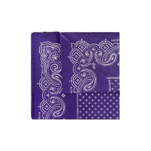 GIVENCHY Вязаные шарфы Мужской Фиолетовый