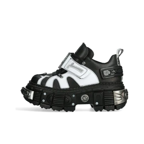 NEW ROCK массивные кроссовки Low Top черные унисекс