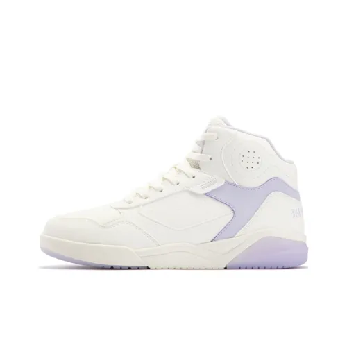 361° Winter Syndrome Покрытие Термическое Износостойкое Высокий Топ Скейтборд Кроссовки Женские Белый Фиолетовый