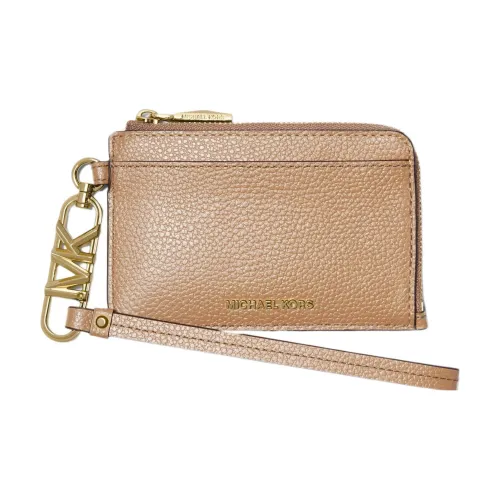 MICHAEL KORS Кошелек из коровьей кожи маленький женский CAMEL