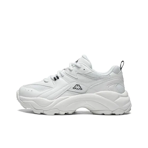 KAPPA массивные кроссовки Low Top корейские белые/черные унисекс
