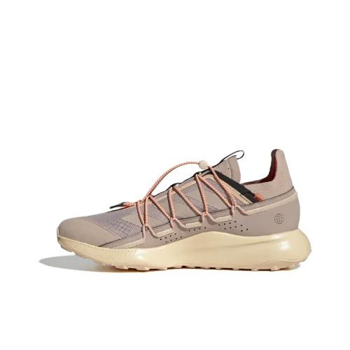 Adidas VOYAGER 21 Амортизация Износостойкий Низкий Топ Уличная Обувь Мужская Пыльно-Розовая