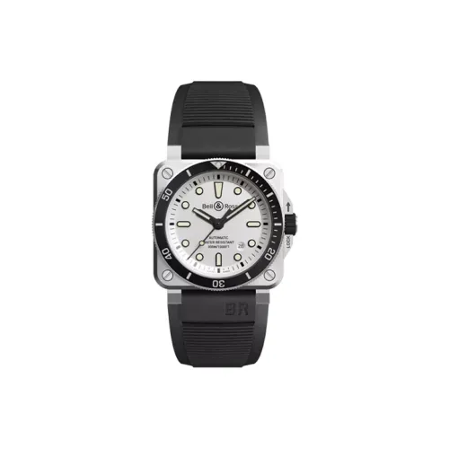 Bell & Ross Автоматический Механический Часы для Мужчин 42 мм Белый
