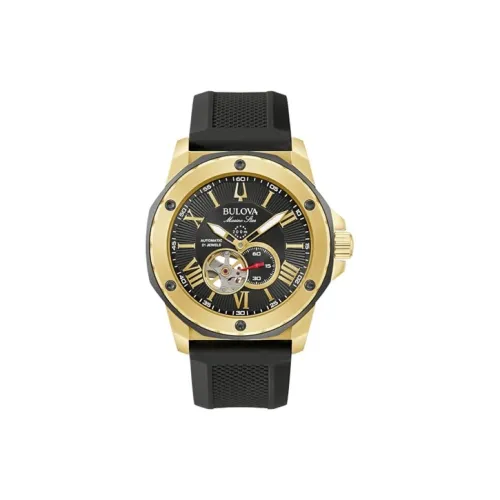 BULOVA Автоматический Механический Механизм Мужские Часы 45мм*13,45мм Черный