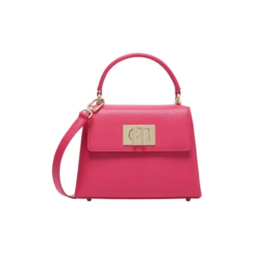 Furla 1927 Collection Текстурированная кожа сумка через плечо мини-сумка женская трендовый розовый