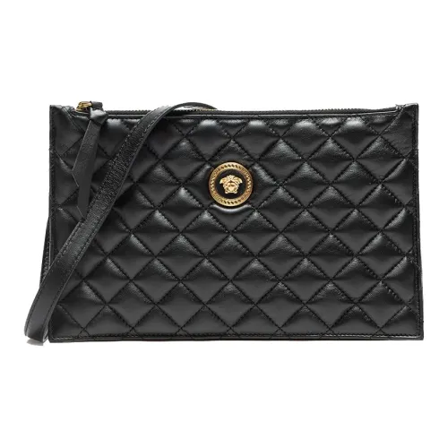 FANSIZHE Овчина Клатч Сумка через плечо Женская Черный Золото