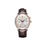 RGA9122-Белый циферблат, коричневый кожаный ремешок