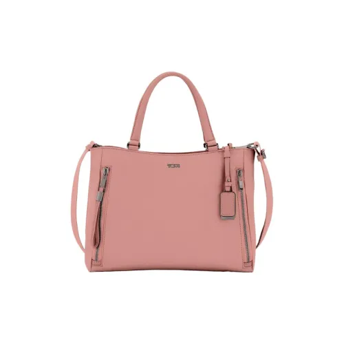 TUMI Нейлон Тоут Сумка Сумка для покупок Сумка на плечо Сумка среднего размера Женская Серый Розовый