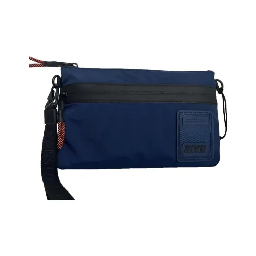 VERSACE JEANS COUTURE Полиэстер Клатч Средний Мужской Синий