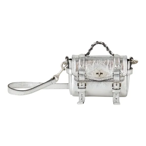 Mulberry Кожа Сумка через плечо Сумка Extra Mini Women's Silver