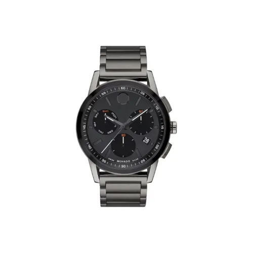 MOVADO Кварцевый механизм Мужские часы 43 мм Черный