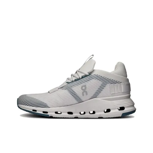 On CLOUDNOVA противоскользящий устойчивый к истиранию низкий топ повседневная обувь женский серый