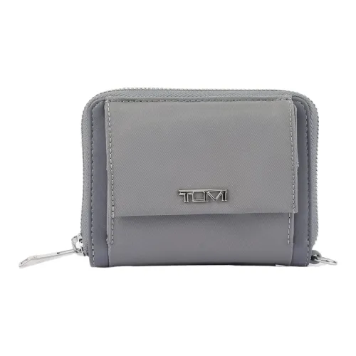 TUMI Voyageur Нейлон Монета Кошелек Кошелек Стандартный Женские Туманный Серый