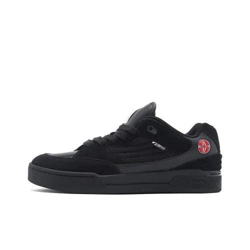 Vision Street Wear Savvy Скейтборд Кроссовки Низкие Черный Воин Унисекс