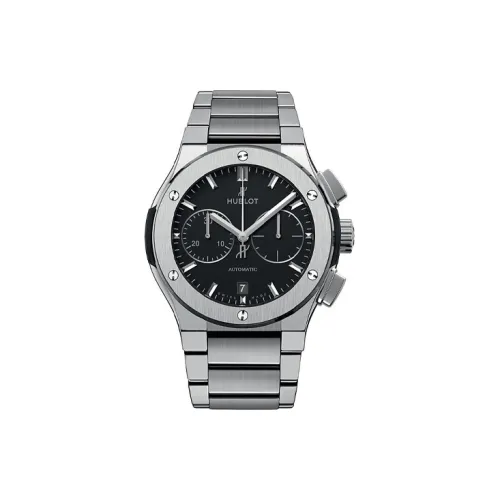 HUBLOT Автоматический Механический Механизм Мужские Классические Фьюжн Часы 45 мм Черные