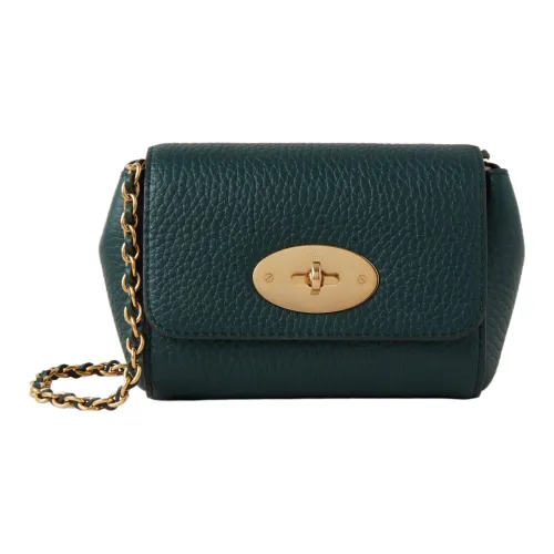 Mulberry Lily GRAIN LEATHER Сумка через плечо Сумка на плечо Женская Классическая Зеленая