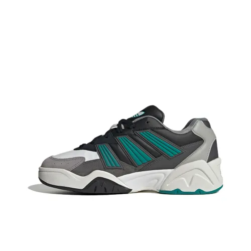 Adidas Originals Court Magnetic Slip-Resistant Abrasion-Resistant MID Skateboarding Top Shoes Unisex Black White Gray