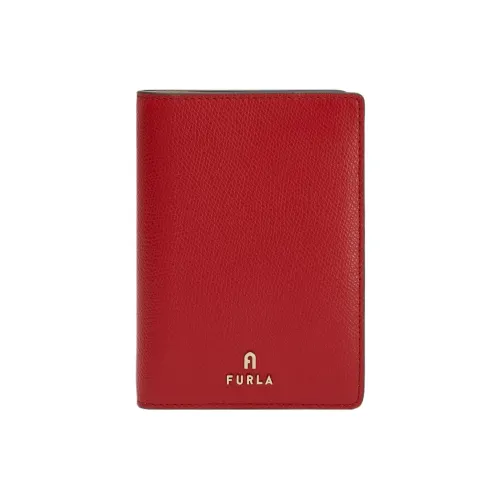 Furla Текстурированная кожа Держатель для паспорта Женские Венеция Красный