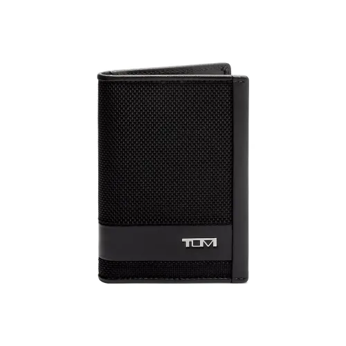 TUMI ALPHA Nylon Кошелек Держатель для карт Мужской Черный