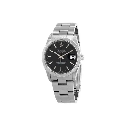 ROLEX Автоматический Механический Часы Мужские Oyster Perpetual 34 мм Черные