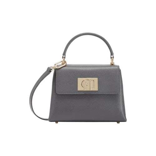 Furla 1927 Collection Текстурированная кожа сумка через плечо мини-сумка женский земляной тон