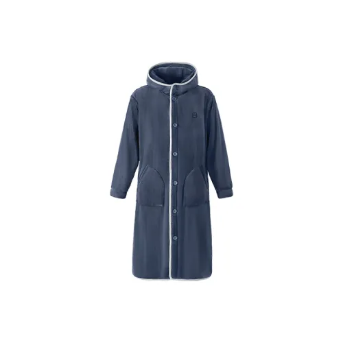 Jingyun Синий Кошка Серый Мужские Банные халаты