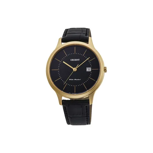 NIXON Oriental Contemporary Collection Кварцевые Женские Часы Кожаный Ремешок 39 мм Черный Циферблат