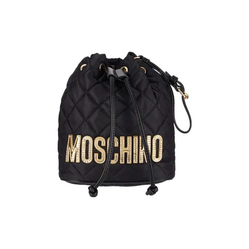 MOSCHINO Полиамид Ведрообразные Сумки Сумки через плечо Сумка на плечо Женская Черная