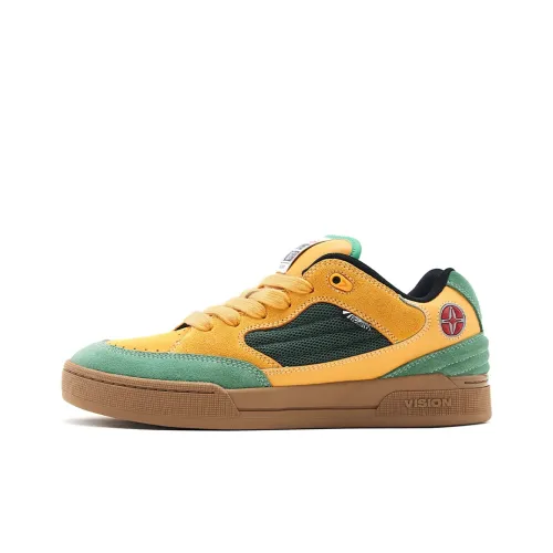 Vision Street Wear Savvy Скейтборд Кроссовки Низкие Cantaloupes Желтый Зеленый Унисекс